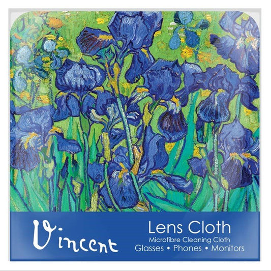 Van Gogh Irises Lens Cloth - Wordkind