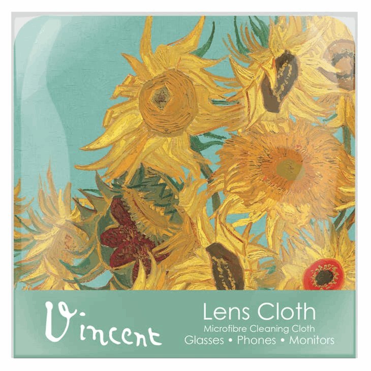 Van Gogh 'Sunflowers' Lens Cloth - Wordkind